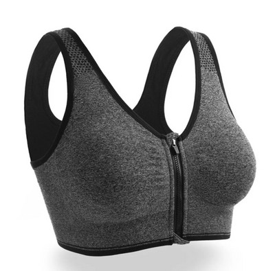 Cloud Hide Spordirinnahoidja Naiste S-XXXL Ees lukuga aluspesu Fitnesssärk Push Up Yoga Crop Top rinnahoidjad Athletic Vest Jõusaali spordirõivad