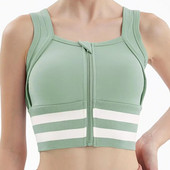 Naiste tugeva mõjuga rinnahoidja eest lükatav tõukekindel löögikindel treeningrinnahoidja Fitness Jõusaalis jooksmiseks Quick Dry Top