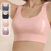 Spordirinnahoidja Integreeritud rinnapadi fikseeritud tass ülitugev põrutusi summutav kogumisrinnahoidja Hingav reguleeritav seljaosa reguleeritav naisterahvas