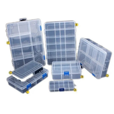 Пластмасов контейнер за съхранение на домашно превозно средство за електронни компоненти на инструменти