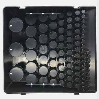 Кутия за съхранение на фреза за съхранение на райбери/кранове/пробивни игли Поддържайте плота си прозрачен и стабилен за миене