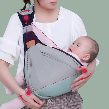 Πολυλειτουργικό Four Seasons Baby Carrier Sling Wrap Universal Front Holding Type Simple Carrying Artifact Εργονομικό