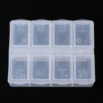 Калъф за пластмасова кутия за съхранение Домашен органайзер Мъниста за бижута Кутии за хапчета Мултифункционални винтови компоненти Сортиране на части за органайзер