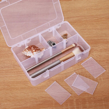 Калъф за пластмасова кутия за съхранение Домашен органайзер Мъниста за бижута Кутии за хапчета Мултифункционални винтови компоненти Сортиране на части за органайзер