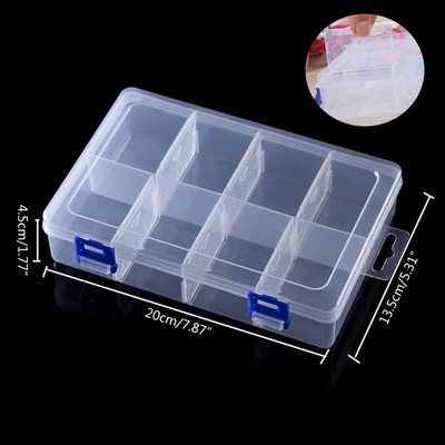 Θήκη πλαστικού κουτιού αποθήκευσης Home Organizer Κοσμήματα Χάντρες Κουτιά χαπιών Πολυλειτουργικά βιδωτά εξαρτήματα Ταξινόμηση εξαρτημάτων οργάνωσης