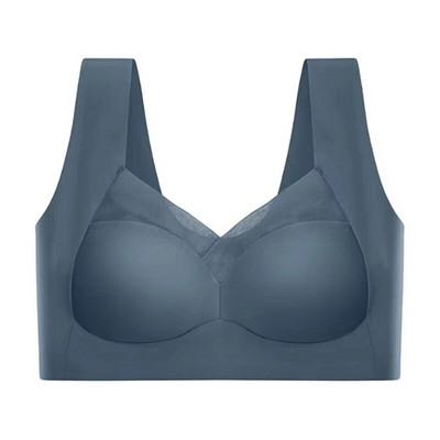 Sutiene pentru femei fără cusături Sutien sport Push Up Dimensiuni mari Suport superior Confortabil fără inel de oțel Lenjerie de corp Yoga Fitness Vestă de somn