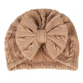 Μαλακό φιόγκο Νεογέννητο καπέλο κοριτσιού τουρμπάνι για μωρά Βαμβακερό καπέλο για μωρά για μωρά Καπάκι νήπιο ελαστικό παιδικό καπό αξεσουάρ μωρού