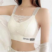 2023 Sutiene fără cusături de vară pentru femei Lenjerie sexy Topuri Sutiene din dantelă Lenjerie de corp Push Up Lenjerie intimă pentru femei Bralette cu spate în V Sutien sport