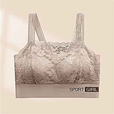 2023 Sutiene fără cusături de vară pentru femei Lenjerie sexy Topuri Sutiene din dantelă Lenjerie de corp Push Up Lenjerie intimă pentru femei Bralette cu spate în V Sutien sport