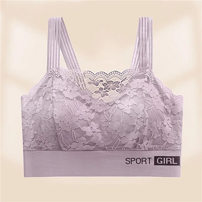 2023 Sutiene fără cusături de vară pentru femei Lenjerie sexy Topuri Sutiene din dantelă Lenjerie de corp Push Up Lenjerie intimă pentru femei Bralette cu spate în V Sutien sport