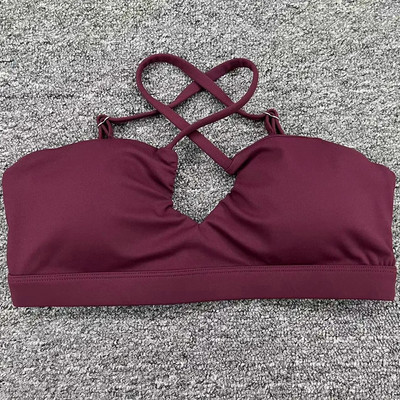 Hearuisav Nové dámske športové oblečenie na jogu Strečové dámske športové spodné prádlo Fitness Cvičenie Cross Yoga Podprsenka Sexy športová podprsenka