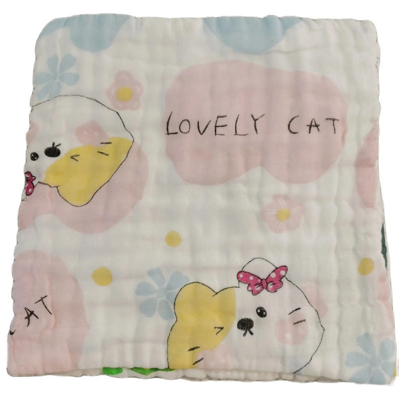 5 tk Beebi marli rätik Musliin puuvillane pehme beebi käterätt beebi näorätik Taskurätik vannitamiseks näo pesulapp Puhastuslapp 25x25cm