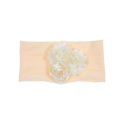 Μόδα κοριτσάκια σιφόν λουλούδια πλεκτό κεφαλόδεσμο βρεφικό νάιλον φαρδύ χτένισμα Παιδικά τριαντάφυλλα καπέλα Δώρα γενεθλίων για νεογέννητα φωτογραφικά στηρίγματα