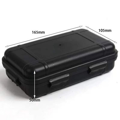 Αδιάβροχη αντικραδασμική σφραγισμένη εργαλειοθήκη Θήκη ασφαλείας εξωτερικού χώρου Προμήθειες κάμπινγκ Κουτί αποθήκευσης Όργανο που κλειδώνει στεγνό με αφρό