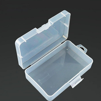 Преносима кутия за съхранение на инструменти за бижута Контейнер Пръстен Електронни части Винт Мъниста Организатор Контейнер Прозрачен пластмасов калъф