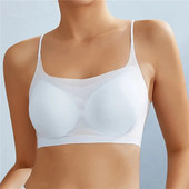 Sutien sexy din mătase de gheață ultra-subțire, fără cusături