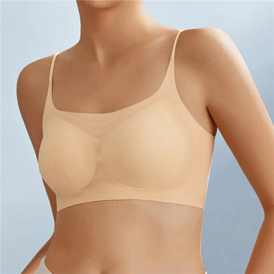 Sutien sexy din mătase de gheață ultra-subțire, fără cusături