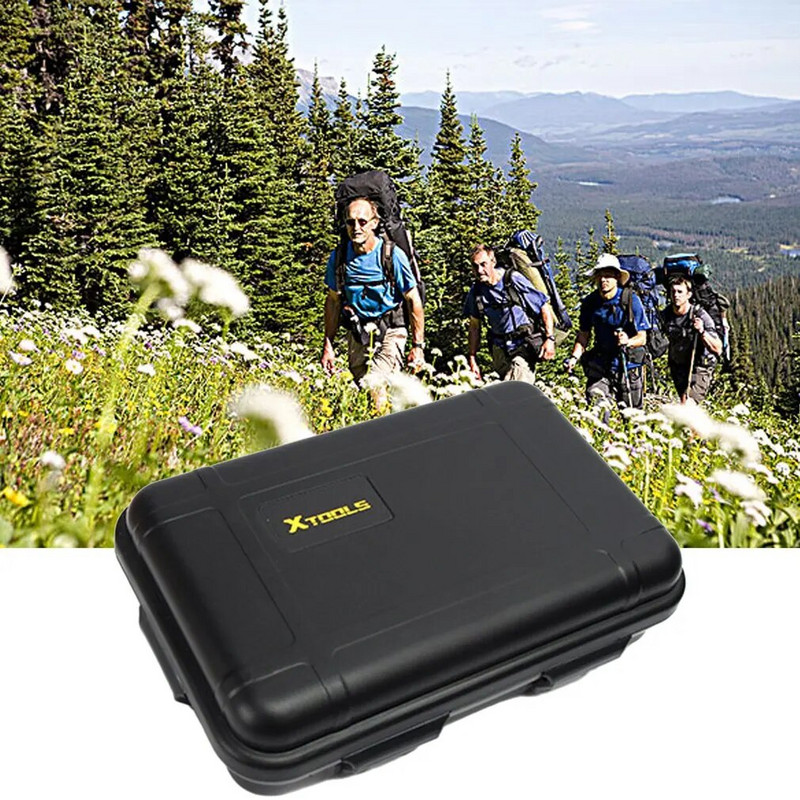 Edc Tool Outdoor Survival Kit Nárazuvzdorná, protitlaková, vodotesná, uzavretá krabica, úložný box na prežitie vo voľnej prírode, cestovná uzavretá nádoba