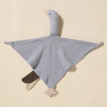Καθαρό βαμβακερό μουσελίνα Baby Bib Cute Goose Sleeping Dolls Νεογέννητο Σάλιο Πετσέτα Καταπραΰνει Πετσέτα Πετσέτα Νήπια Ρέψιμο υφασμάτινο μαντήλι