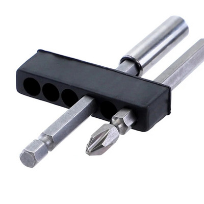 5 tk tööriistakast Kruvikeeraja Hoiutekk Plastikust organiseerimiskruviotsikud Vastupidav ümbris Praktiline Kodu Kuuskant vars Ruumisäästlik Kaasaskantav