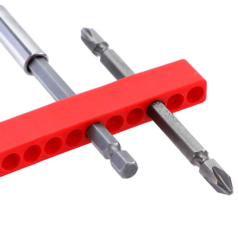 5 tk tööriistakast Kruvikeeraja Hoiutekk Plastikust organiseerimiskruviotsikud Vastupidav ümbris Praktiline Kodu Kuuskant vars Ruumisäästlik Kaasaskantav