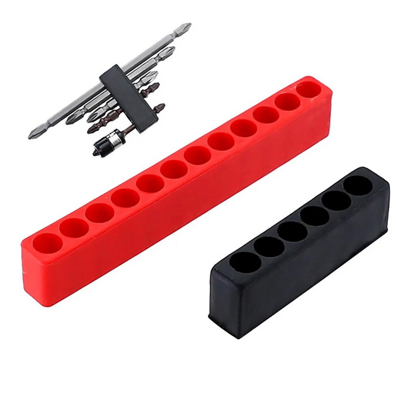 5 tk tööriistakast Kruvikeeraja Hoiutekk Plastikust organiseerimiskruviotsikud Vastupidav ümbris Praktiline Kodu Kuuskant vars Ruumisäästlik Kaasaskantav