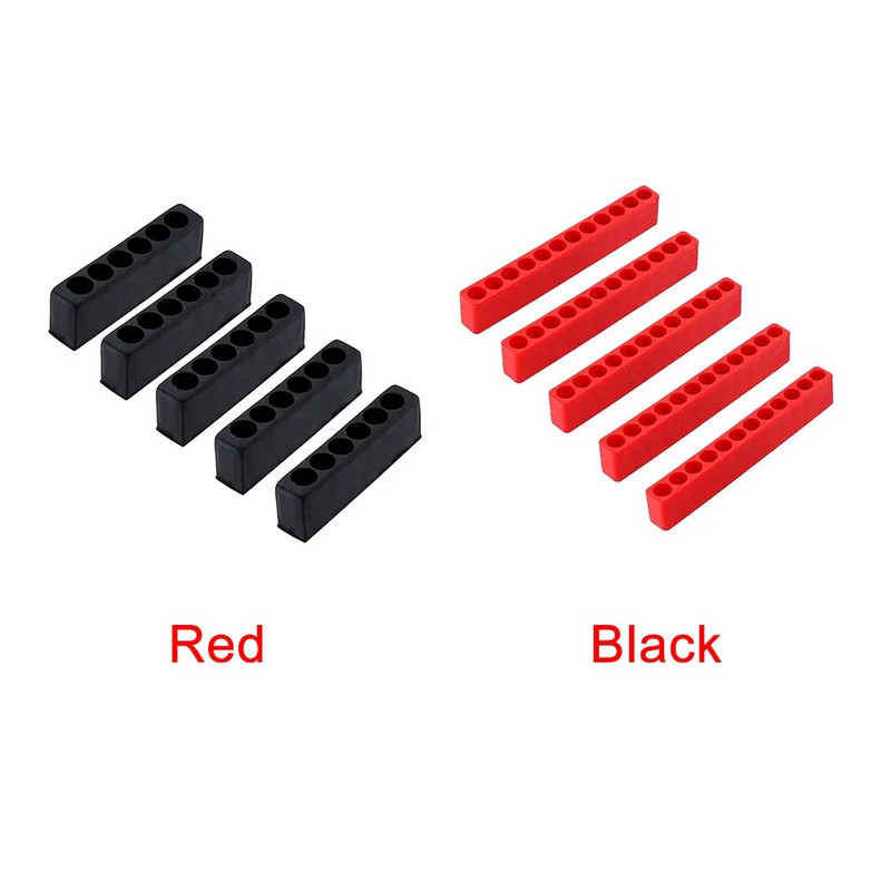 5 tk tööriistakast Kruvikeeraja Hoiutekk Plastikust organiseerimiskruviotsikud Vastupidav ümbris Praktiline Kodu Kuuskant vars Ruumisäästlik Kaasaskantav