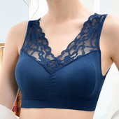 Sutien yoga fără sudură Sexy dantela fără fir frumusețe spate sutien push up Cozy piept tub Top sport fitness vest bralette sutien