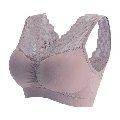 Sutien yoga fără sudură Sexy dantela fără fir frumusețe spate sutien push up Cozy piept tub Top sport fitness vest bralette sutien