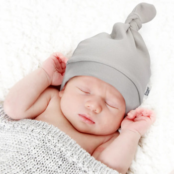 100% βαμβακερά καπέλα με κόμπους για μωρά Αγόρια για κορίτσια Καπέλα ύπνου Unisex Καπέλα για μωρά Lovely Baby Caps Προσαρμοσμένα παιδικά καπέλα για νεογέννητα