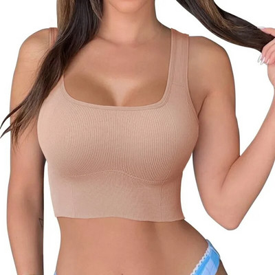 Sutien sport respirabil, crop top anti-transpirație, sutien de fitness, fără cusături, sutien pentru yoga, push up, top sport, antrenament de gimnastică, solid