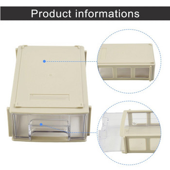 1PC Подреждащи се пластмасови хардуерни части Кутии за съхранение Винтове за компоненти Кутия за инструменти Кутия за съхранение на инструменти Органайзер за винтове за електронни части