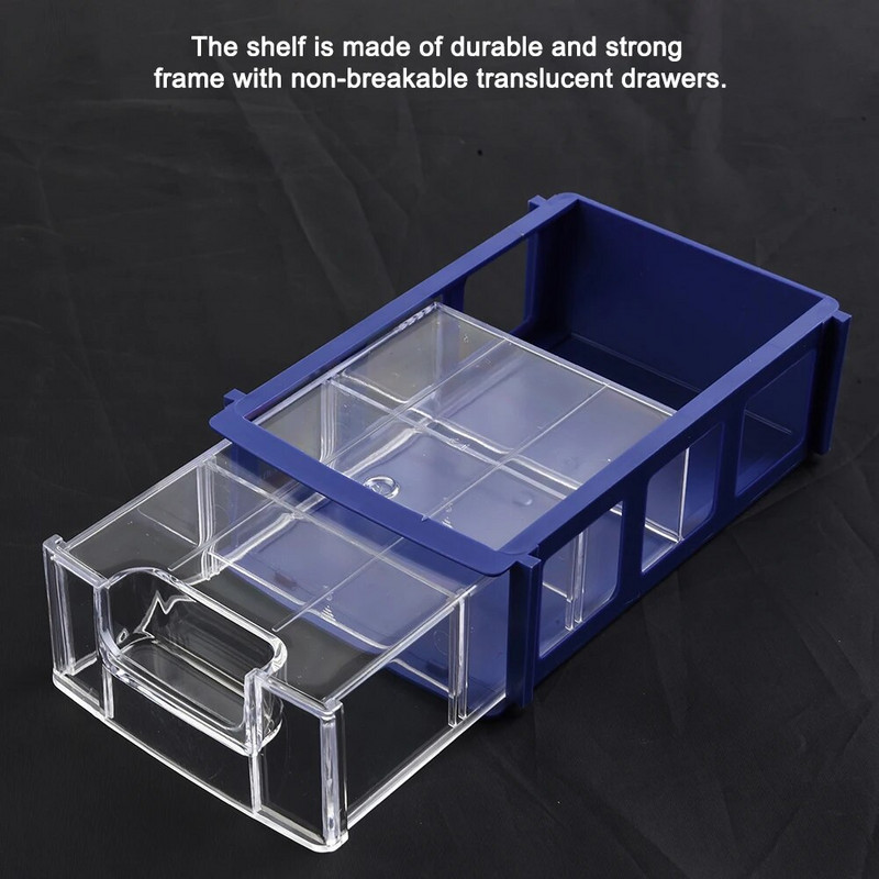 1 PC στοιβαζόμενα πλαστικά εξαρτήματα υλικού Κουτιά αποθήκευσης Βίδες εξαρτημάτων Εργαλειοθήκη Κουτί αποθήκευσης Ηλεκτρονικά εξαρτήματα Βιδωτή οργάνωση