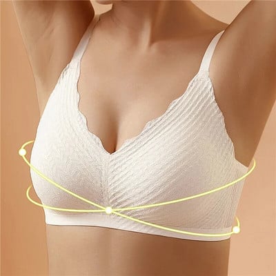 2023 Sutien Push Up fără sudură de vară pentru femei Sutien Lenjerie de corp sexy Bralette fără sârmă Lenjerie pentru femei Sutien intim în V adânc