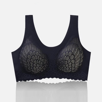 Nauja latekso besiūlė liemenėlė moteriška apatinis trikotažas, vėsinamasis, atsparus smūgiams, moteriškas intymios mados minkštas, patogus apyrankė