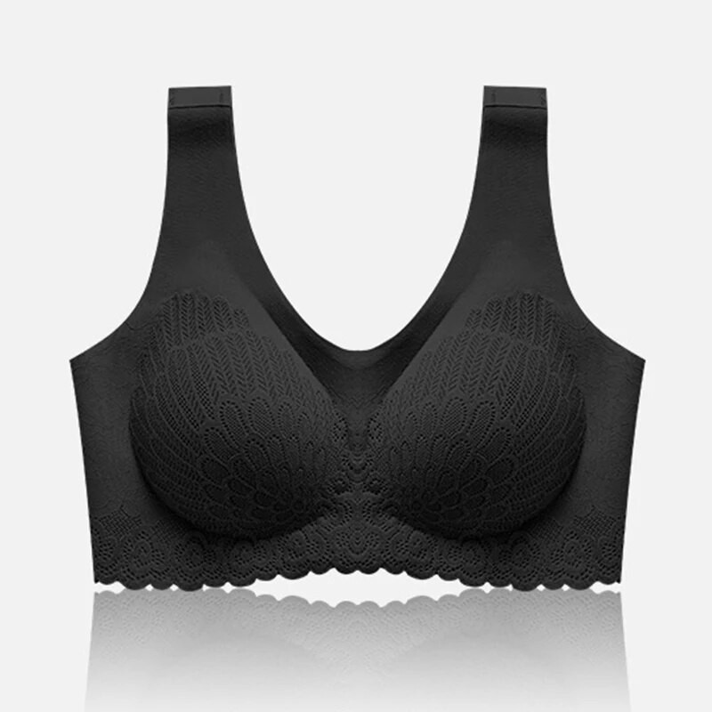 Nauja latekso besiūlė liemenėlė moteriška apatinis trikotažas, vėsinamasis, atsparus smūgiams, moteriškas intymios mados minkštas, patogus apyrankė