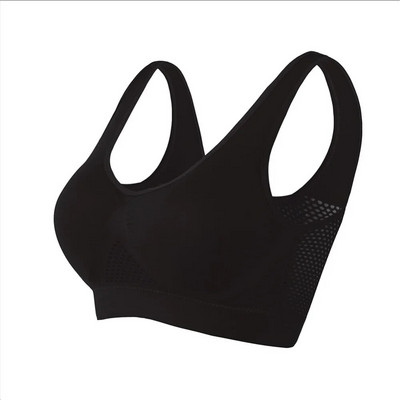 Mesh fără cusături Sutiene sport pentru femei, fitness, sală de gimnastică, alergare, lenjerie de corp, sutien rezistent la șocuri, fără fir 6XL, mai mare, crop top, sutien de yoga respirabil