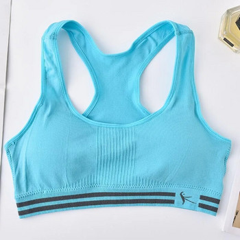 M-XL Γυναικείο Αθλητικό Σουτιέν Απορρόφηση Ιδρώτα Push Up Γιόγκα Γιλέκο για τρέξιμο Lady Cotton Pad Fitness Gym Άσκηση Σουτιέν χωρίς ραφή Crop Top
