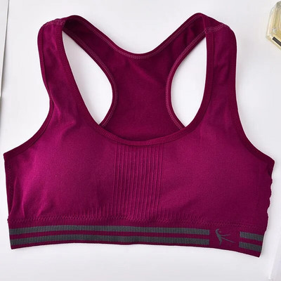 M-XL Sutien sport pentru femei Absorb transpirația Sutien Push Up Yoga Vestă pentru alergare Tampă de bumbac pentru femeie Fitness Gym Exercise Sutien fără sudură Crop Top