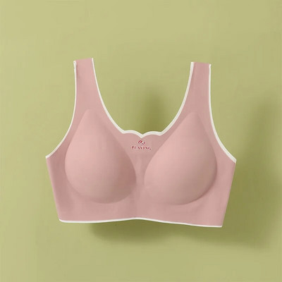 Prozračni grudnjak s punom košaricom, bešavni grudnjak s grudnjakom za žene, gornji dio grudnjaka bez žica za sportske grudnjake, donje rublje za jogu, prsluk za fitness