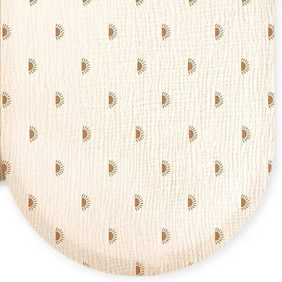 Baby Muslini võrevoodilinad Sobivad võrevoodilinad standardse võrevoodi madratsi jaoks 32,3x16,9x3,9 tolli neutraalse musliinmarli võrevoodi voodilina