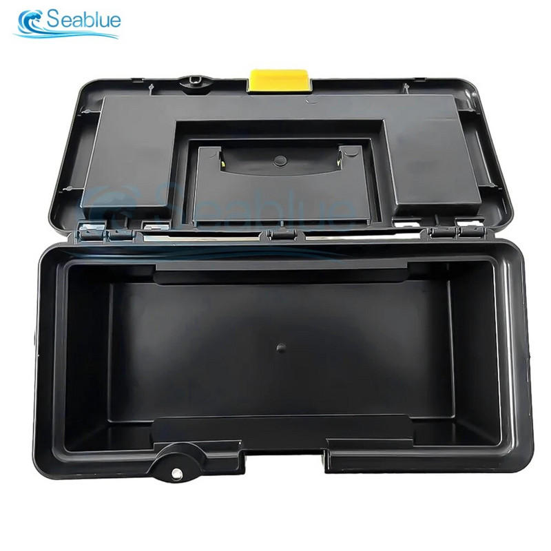 Κουτί εργαλείων υλικού 12 ιντσών Πλαστική συνδυασμένη βαλίτσα Πολυλειτουργική φορητή Ηλεκτρολόγος Ξυλουργός Ηλεκτρικό τρυπάνι Κουτί αποθήκευσης