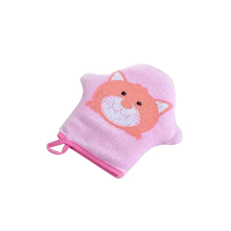 Pamučna četka za tuširanje za bebe Super mekana slatka spužva za modeliranje životinja Puder za trljanje ručnika Lopta za bebe Djecu 3 boje