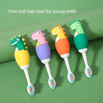 1PC Ултра фина мека четка за зъби за деца Четка за зъби с милиони нано влакна Детски зъби Грижа за устната кухина Почистваща бебешка четка за зъби Подарък
