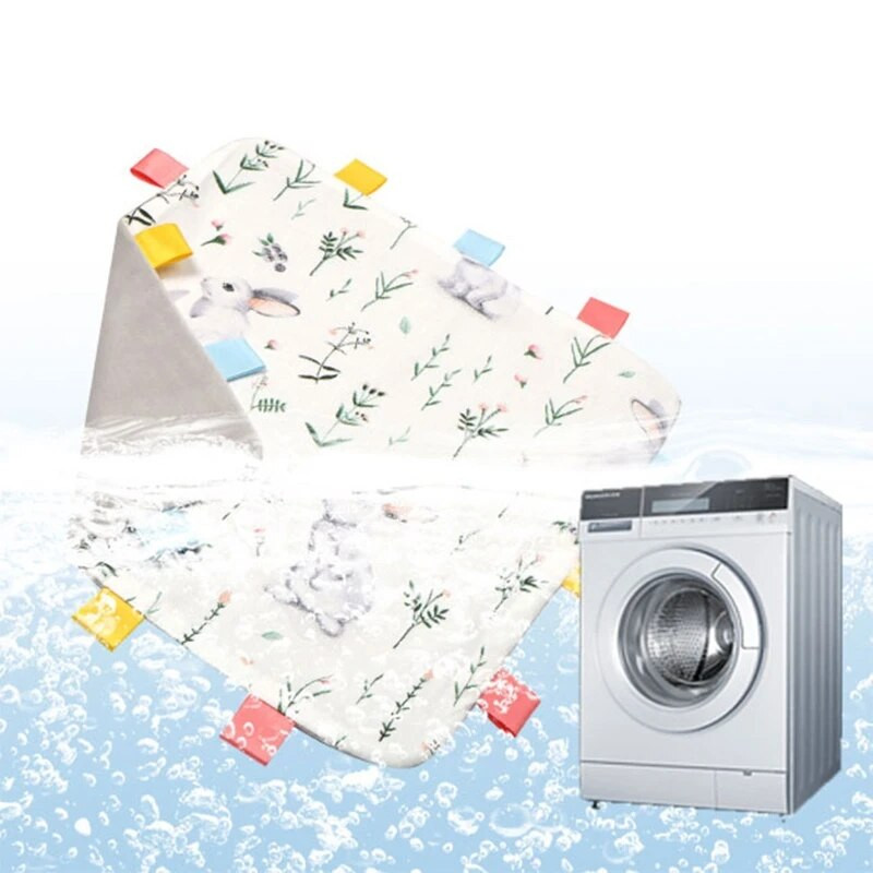 Upokojujúci uterák pre novorodencov, farebné bezpečnostné štítky, deka, upokojujúca senzorická mäkká deka pre novorodencov a batoľatá, darček