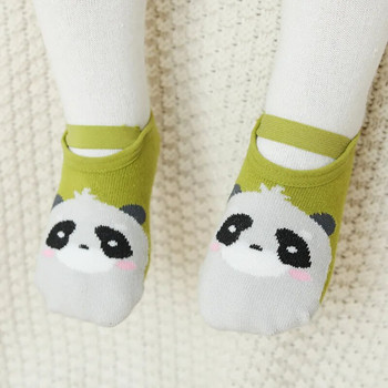 Бебешки чорапи за новородено Анимационни бебешки чорапи за момчета Противоплъзгащи се чорапи за момичета Ежедневни памучни бебешки обувки за стая Есен