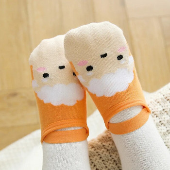 Νεογέννητες κάλτσες για μωρά κινούμενα σχέδια Κάλτσες για αγοράκι Αντιολισθητικές κάλτσες για κορίτσια Casual βαμβακερά παπούτσια παιδικού δωματίου φθινοπώρου