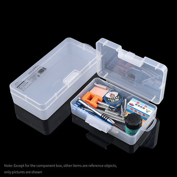 LUXIANZI Преносим пластмасов органайзер Кутия за малки неща Части Винтове Контейнер Кутия с инструменти Преносима кутия за инструменти за бижута Кутия за съхранение