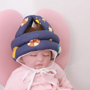 Защитна шапка за глава за бебета, момичета, момчета, които се учат да ходят, регулируем размер, предпазна каска за глава, предпазваща от падане Бебешки протектори за глава