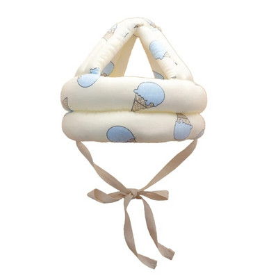 Προστατευτικό καπέλο κεφαλής για κοριτσάκια αγόρια Μάθετε να περπατάτε Ρυθμιζόμενο μέγεθος Headguard Anti-Fall Κράνος για μωρά